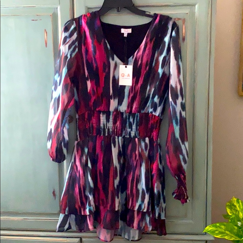 Ruffle smocked waist dress small boutique